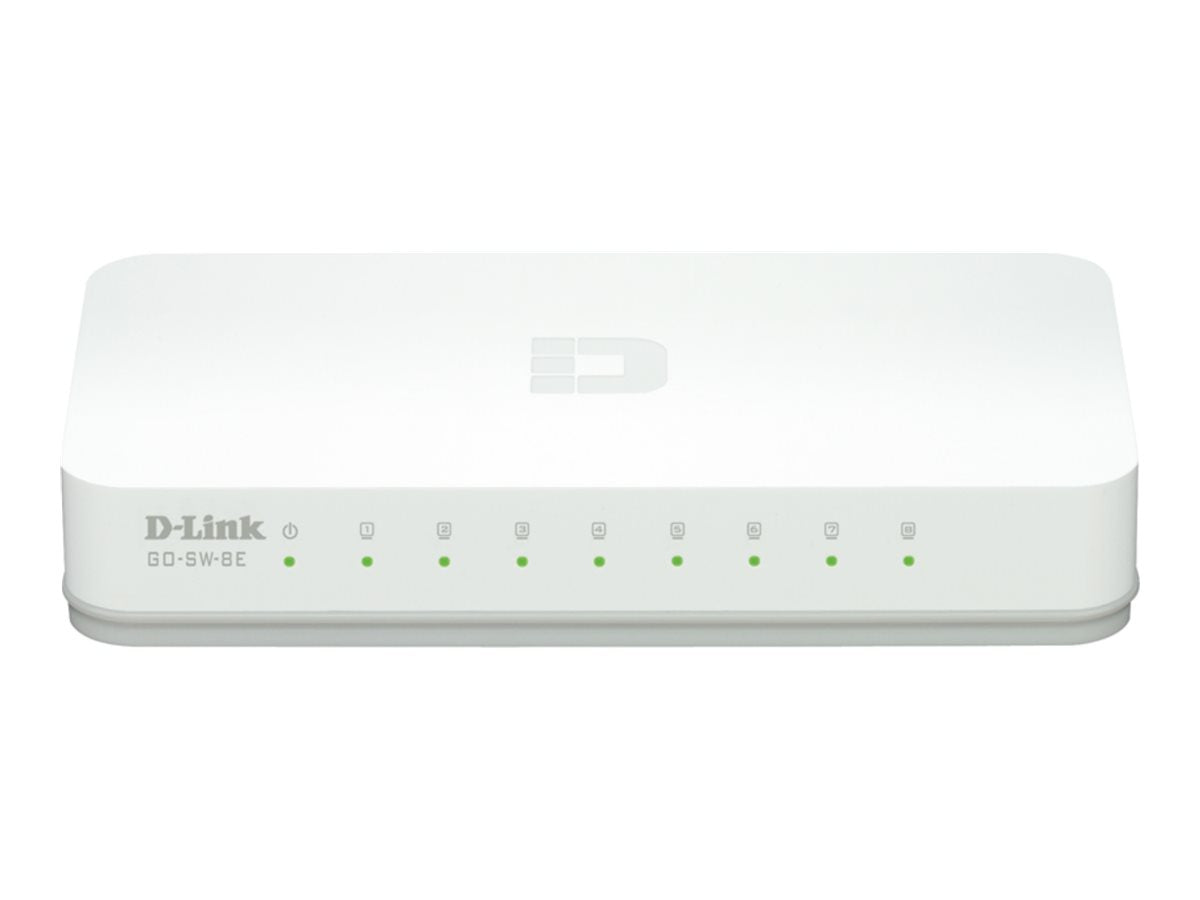 D-LINK GO-SW-8E Vorderansicht