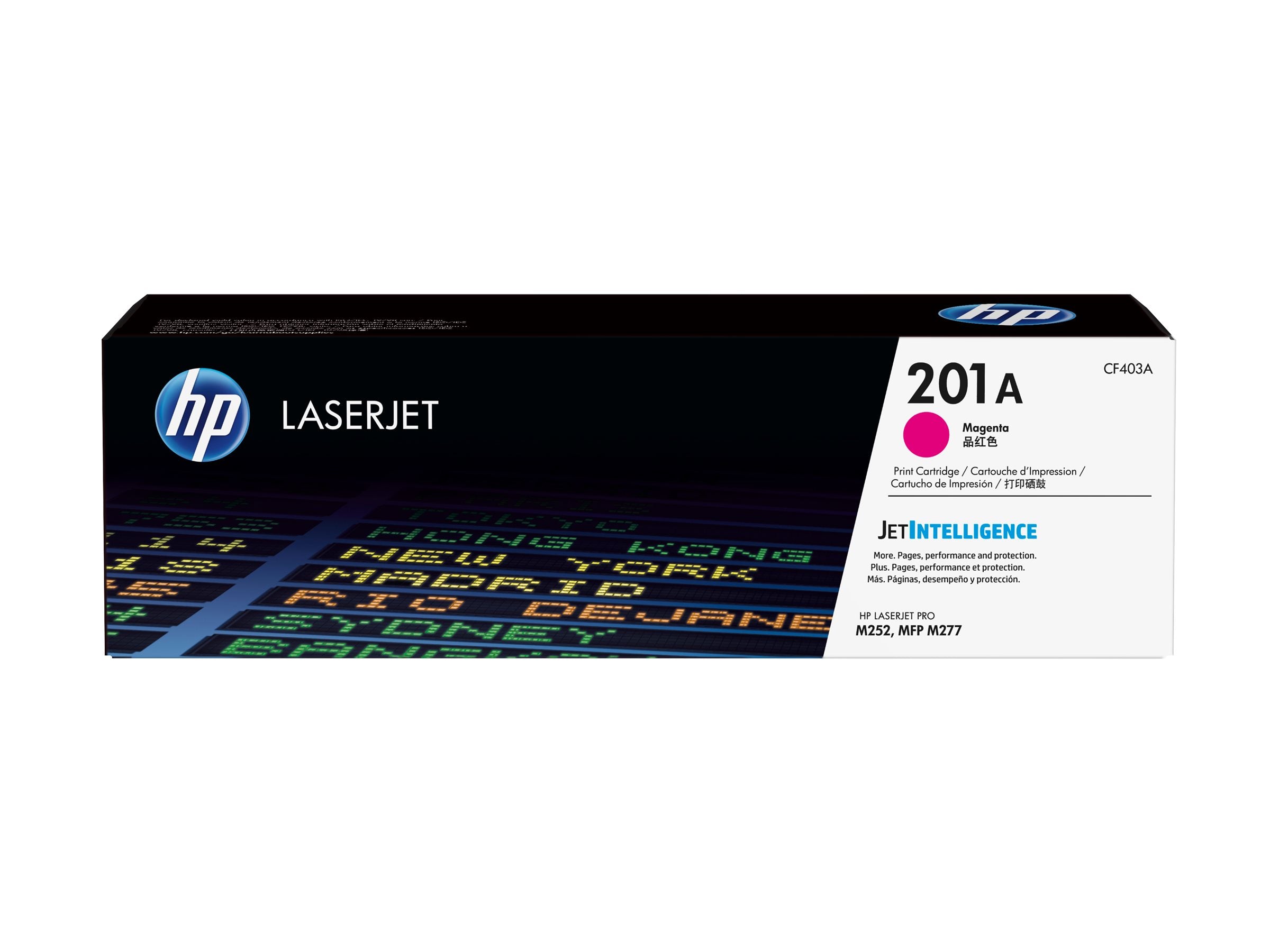 HP 201A Tonerpatrone CF403A Magenta Vorderansicht