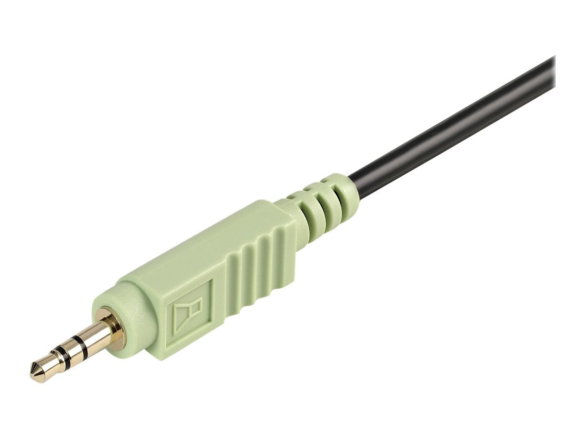 STARTECH.COM 1,8m 4-in-1 USB DVI KVM Kabel mit Audio - Anschlussansicht