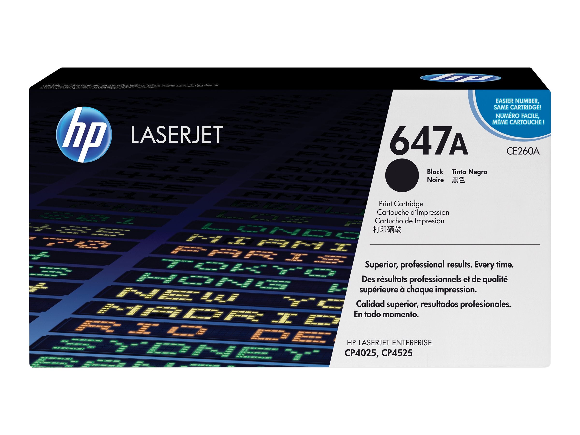 HP 647A Tonerpatrone Vorderansicht