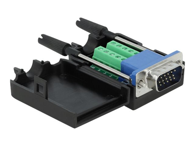 DELOCK Adapter VGA 15 Pin Stecker Anschluss
