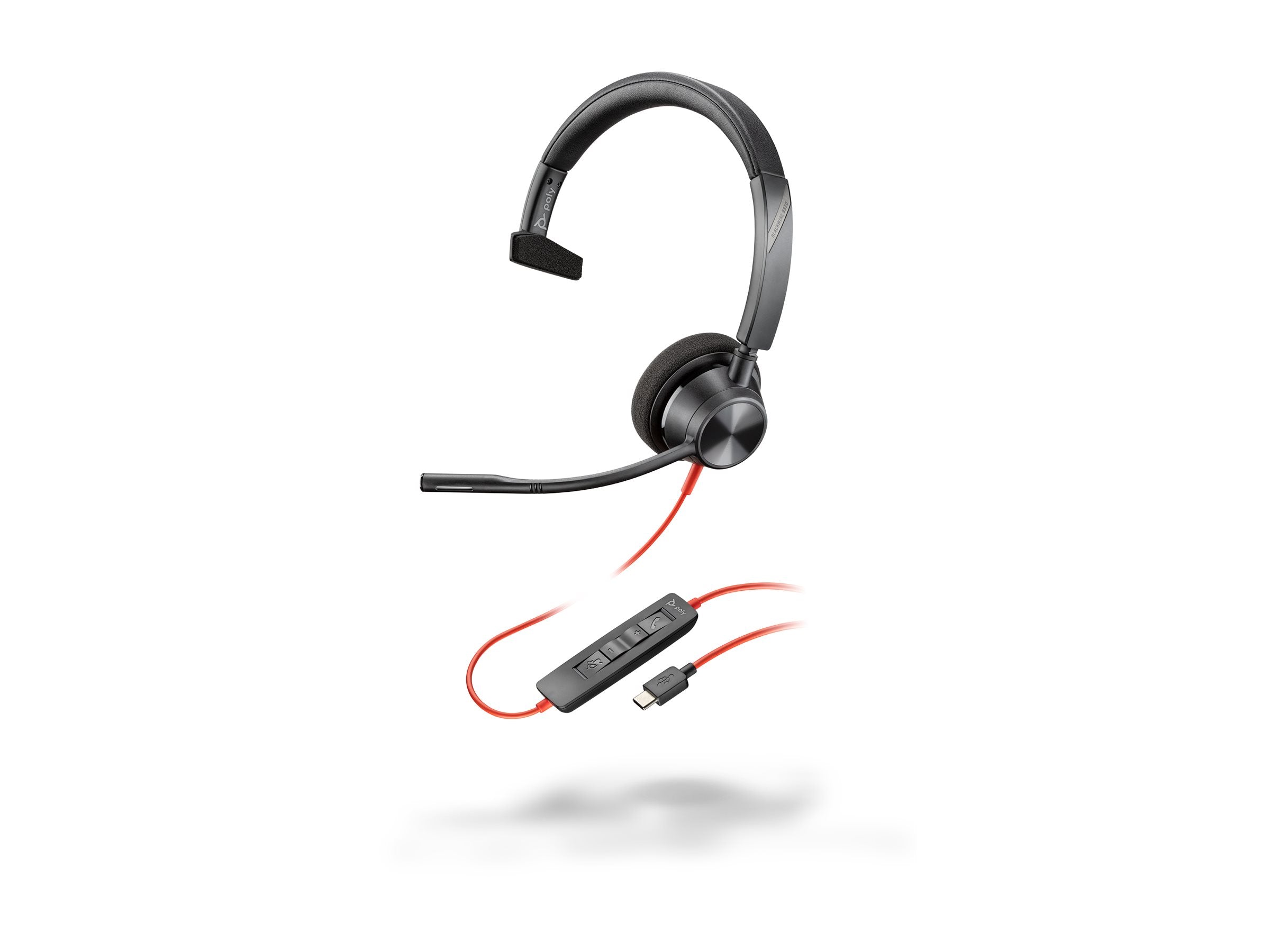 HP Poly Blackwire 3310 Monaural USB-C Headset Vorderansicht