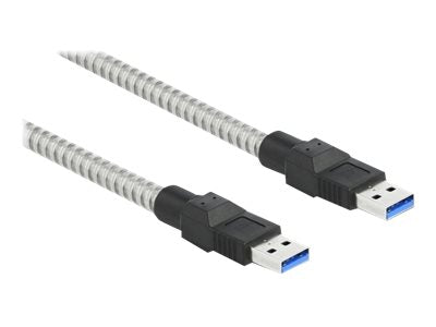 DELOCK USB 3.2 Gen 1 Kabel Typ-A Stecker zu Typ-A Stecker 1m - Vorderansicht