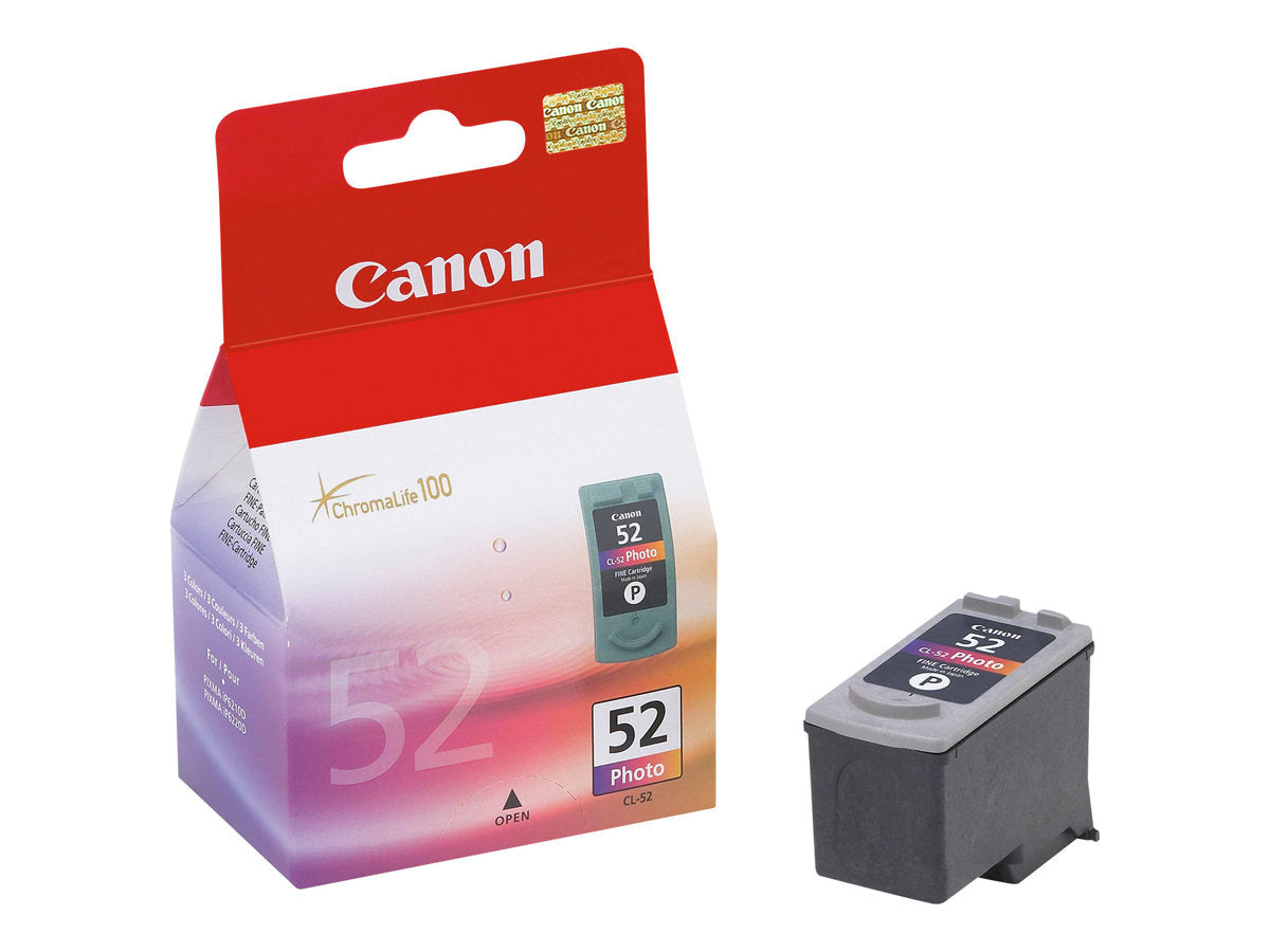 CANON CL-52 Tinte foto farbig Standardkapazität Vorderansicht