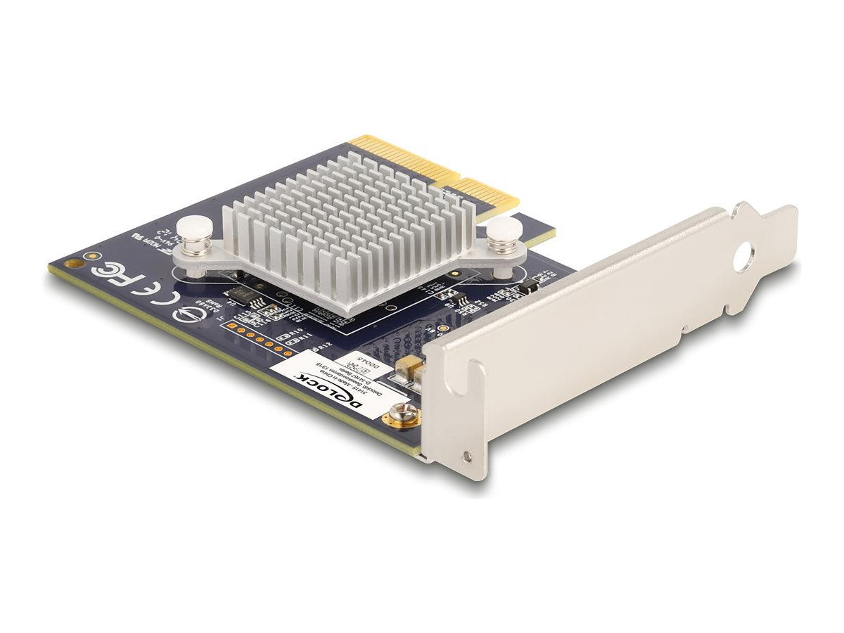 DELOCK PCI Express x4 Hailo-8 AI Prozessor x1 KI-Beschleuniger Vorderansicht