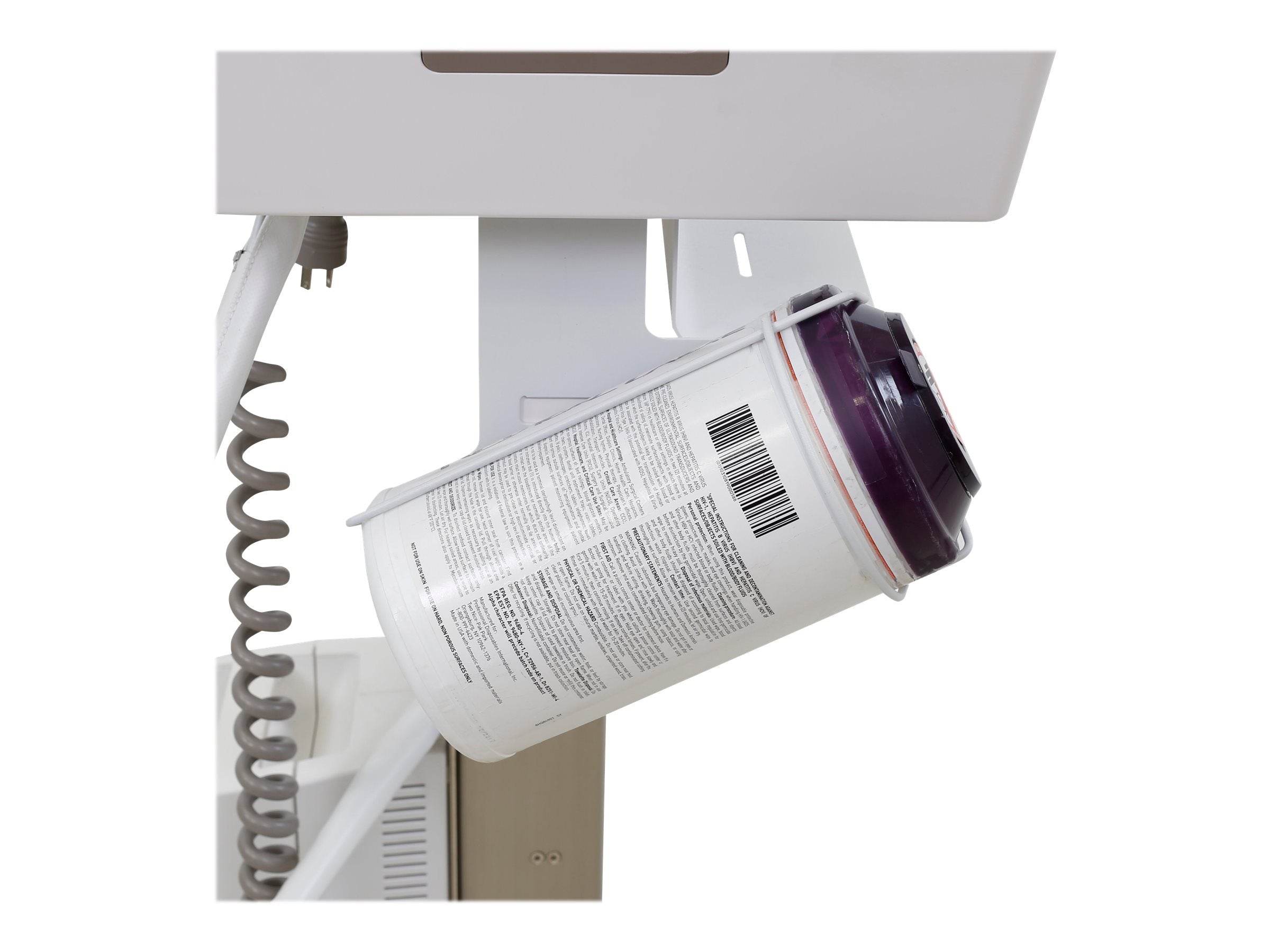 Verpackung des ERGOTRON Side-Mount Wischtuchhalters Slim 2.0