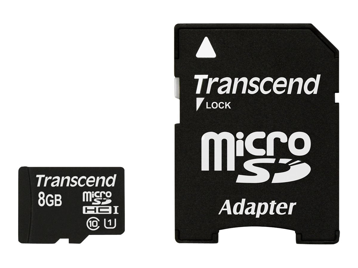 TRANSCEND Premium 8GB microSDHC UHS-I Verpackung