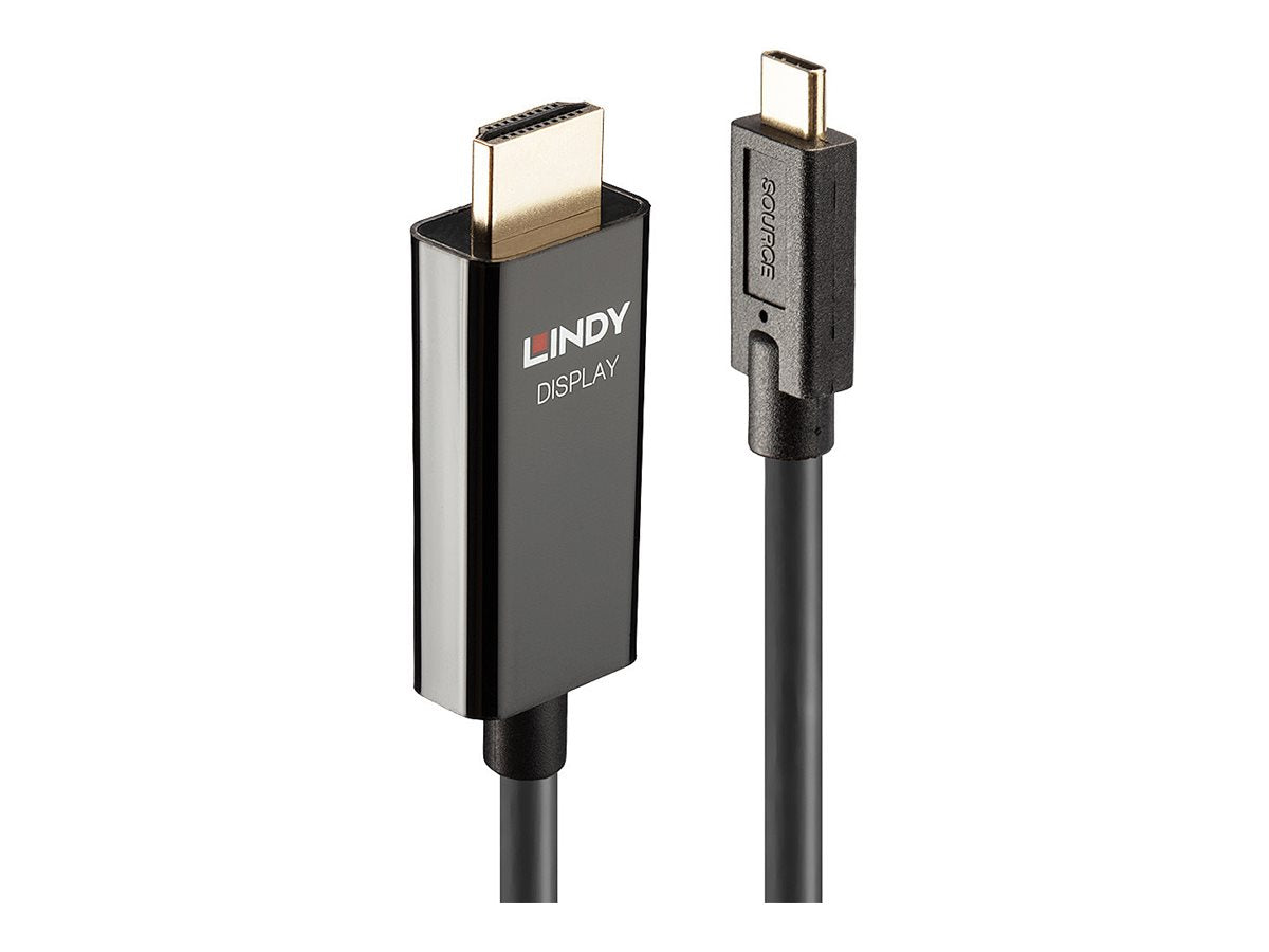 LINDY 10m USB Typ C an HDMI 4K60 Adapter Anschlussansicht