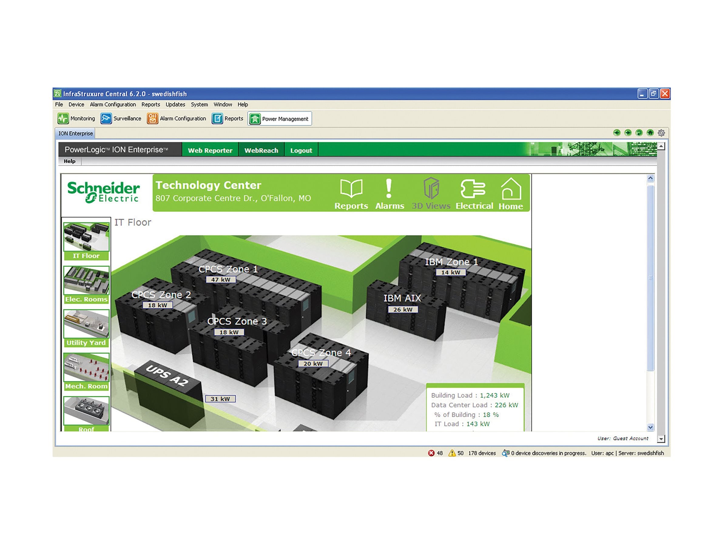 APC InfraStruXure Central Basic Management Pack Vorderansicht