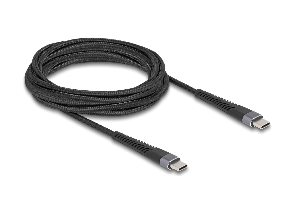 DELOCK USB 2.0 Kabel USB Type-C Stecker zu Stecker 3m - Vorderansicht