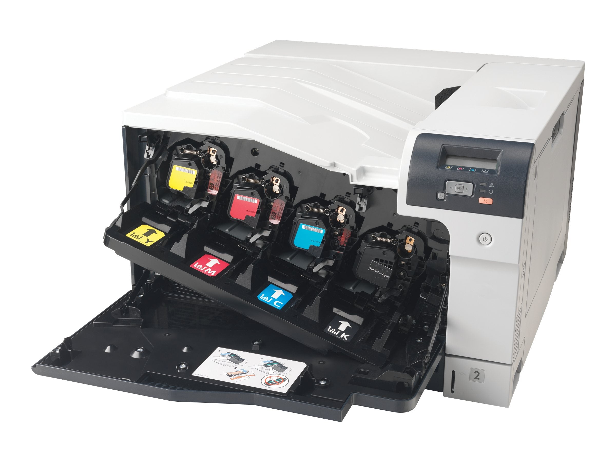 HP ColorLaserJet CP5225DN A3 Drucker - Seitenansicht