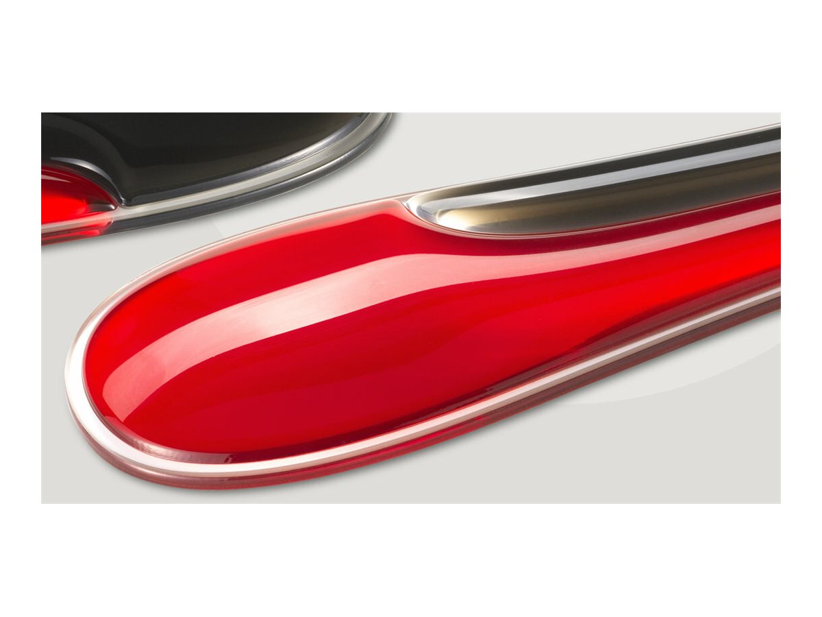 KENSINGTON Slim Duo Gel Handgelenkauflage für Tastatur Rot - Vorderansicht