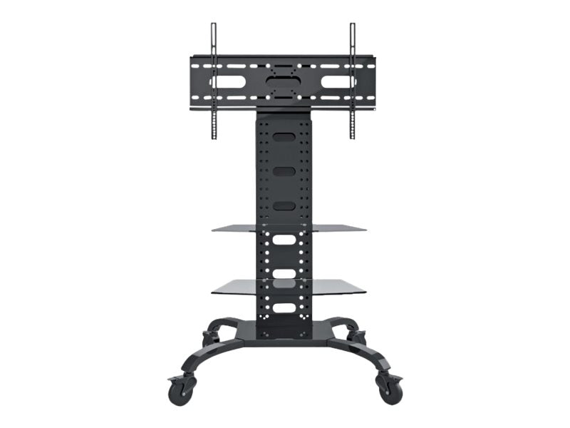 TECHLY TV Wagen fuer Displays Bildschirme LCD LED 94 bis 178cm 37-70Zoll fuer Ihre Ausstattung bis 68KG VESA max 800X400