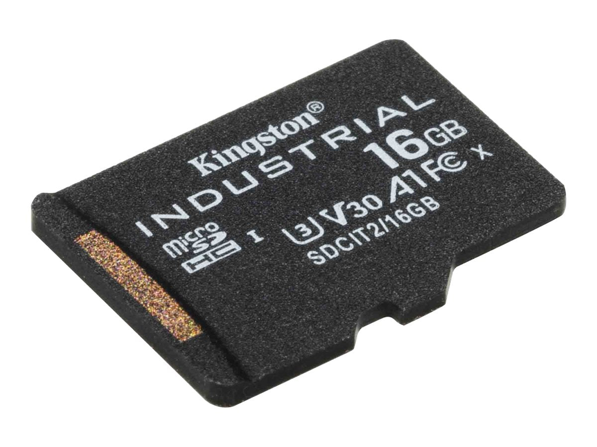 KINGSTON 16GB microSDHC Industrial C10 A1 pSLC Card Verpackung
