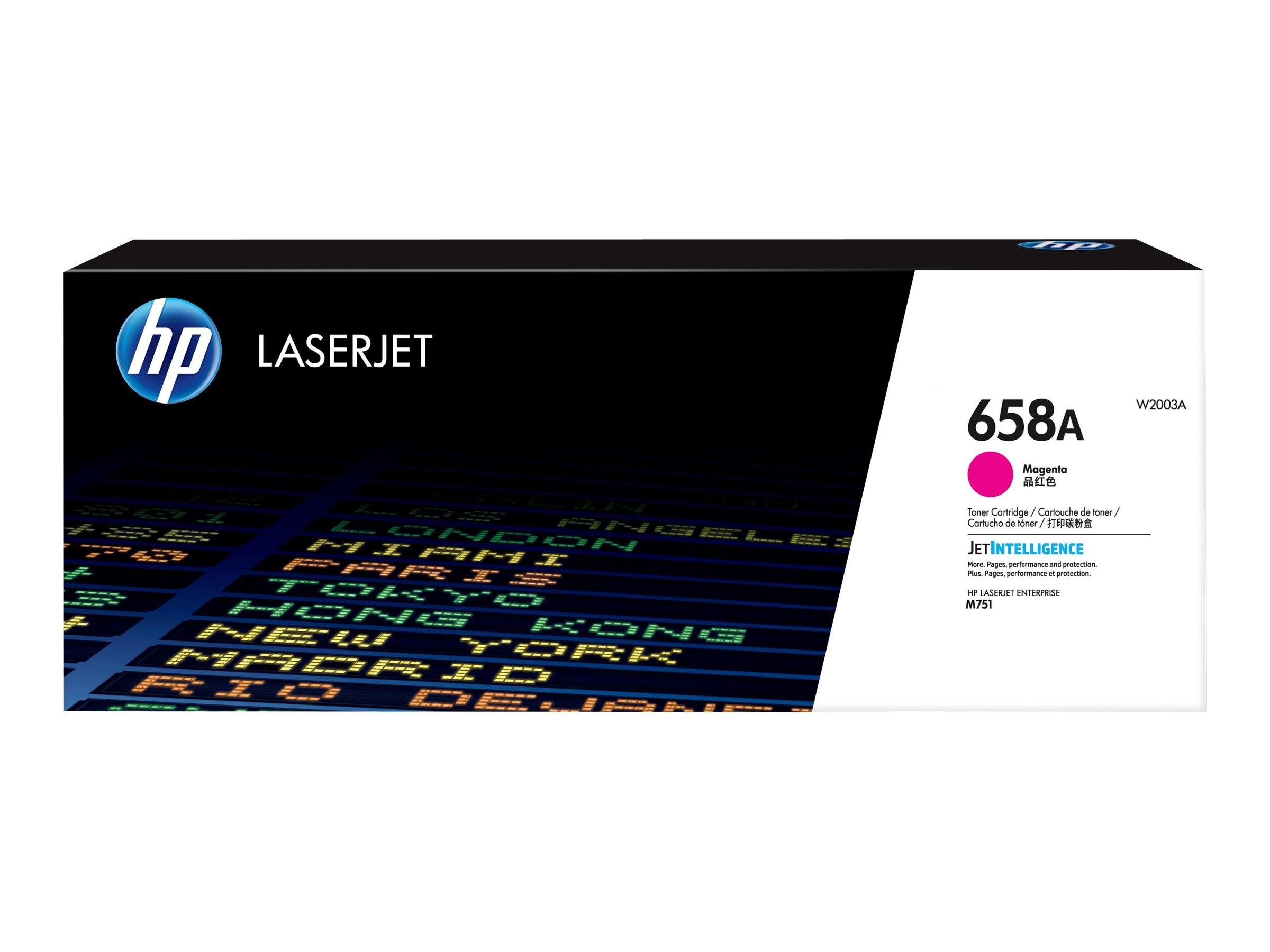 HP 658A Magenta LaserJet Toner Cartridge Vorderansicht