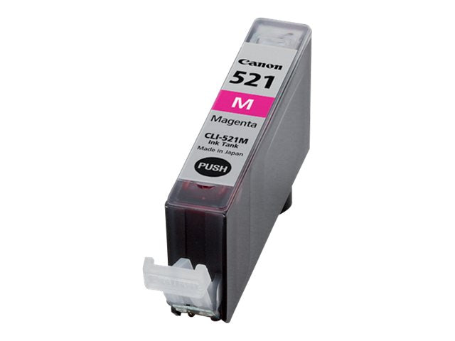 CANON CLI-521M Tinte magenta im Einsatz