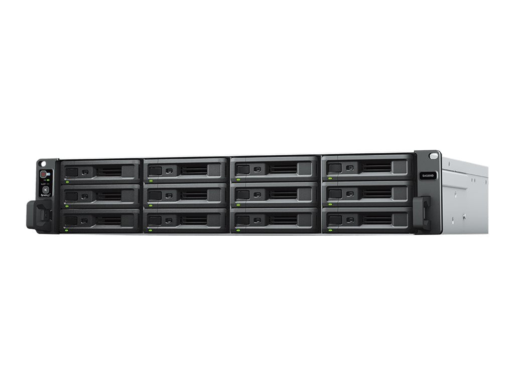 SYNOLOGY SA3200D 12-Bay NAS-Rackmount Vorderansicht