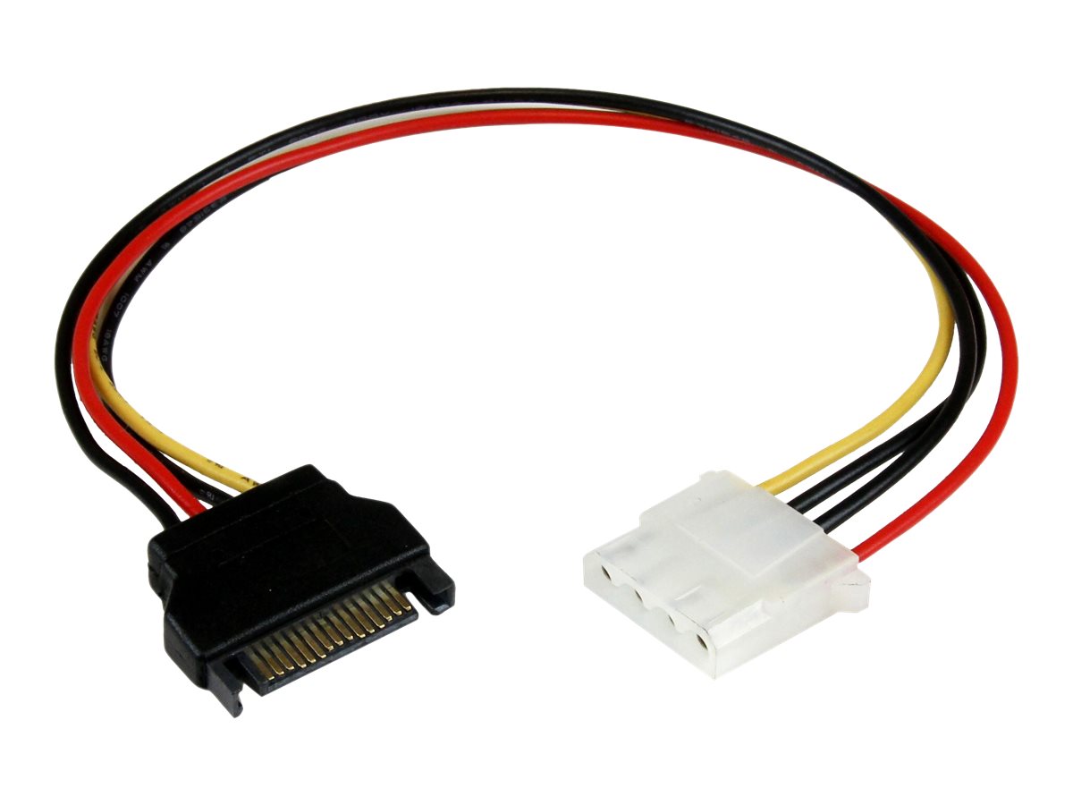 STARTECH.COM 12in SATA to Molex LP4 Power Cable Adapter - Detailansicht