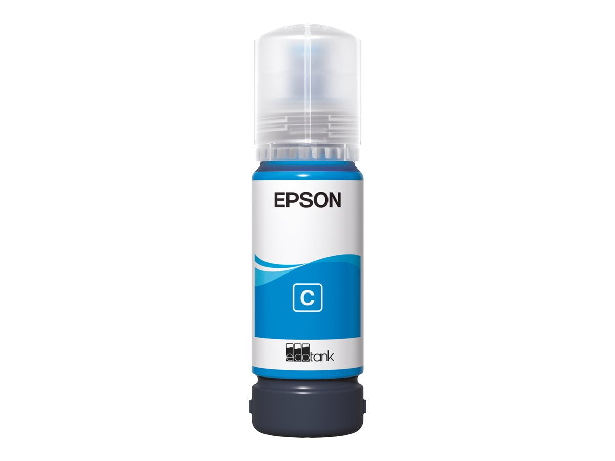 EPSON 1LB 107 EcoTank Cyan Ink Bottle Detailansicht