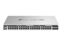 TP-LINK S6500-48G6XF Omada Pro 48-Port Gigabit Stackable L3 Managed Switch with 6 10G Slots