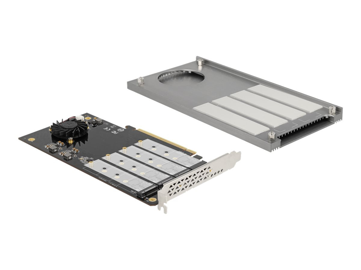DELOCK PCI Express x16 Karte Detailansicht Kühlkörper