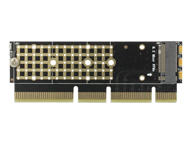 DELOCK PCI Express 4.0 x16 x4 / x8 Karte Vorderansicht