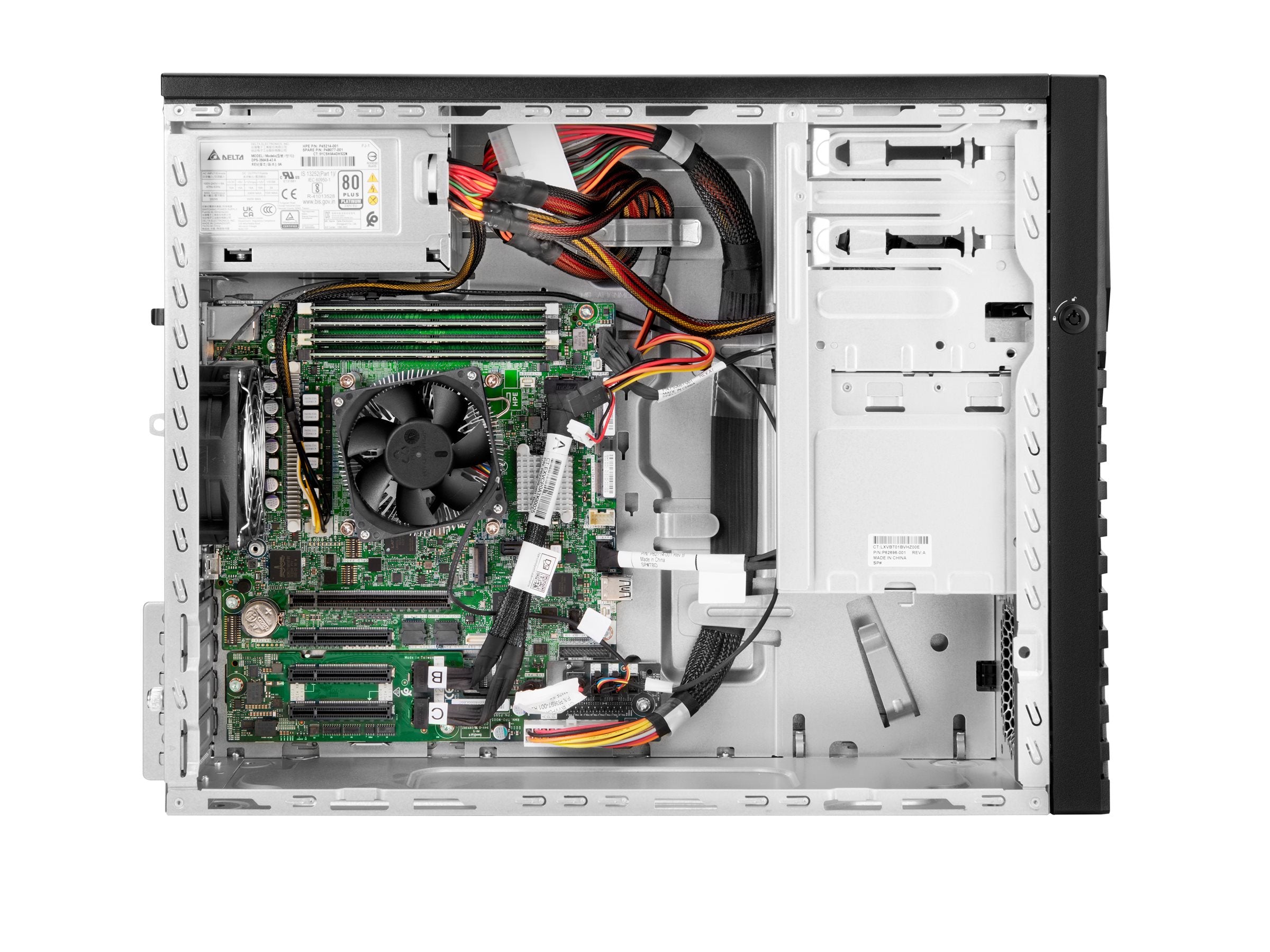 HPE ProLiant ML30 Gen11 Tower Xeon-E 6315P 4-Core 2.8GHz 1x32GB-U 4xLFF Non Hot Plug 2x1TB HDD 350W Server