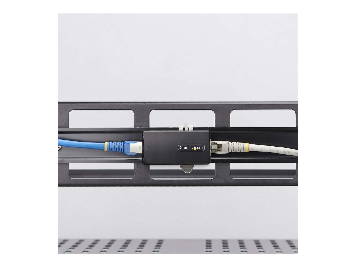 STARTECH.COM 1-Port Gigabit Netzwerkisolator RJ45 Ethernet Isolator Koppler 4kV Galvanischetrennung IP40 LAN Isolator TAA