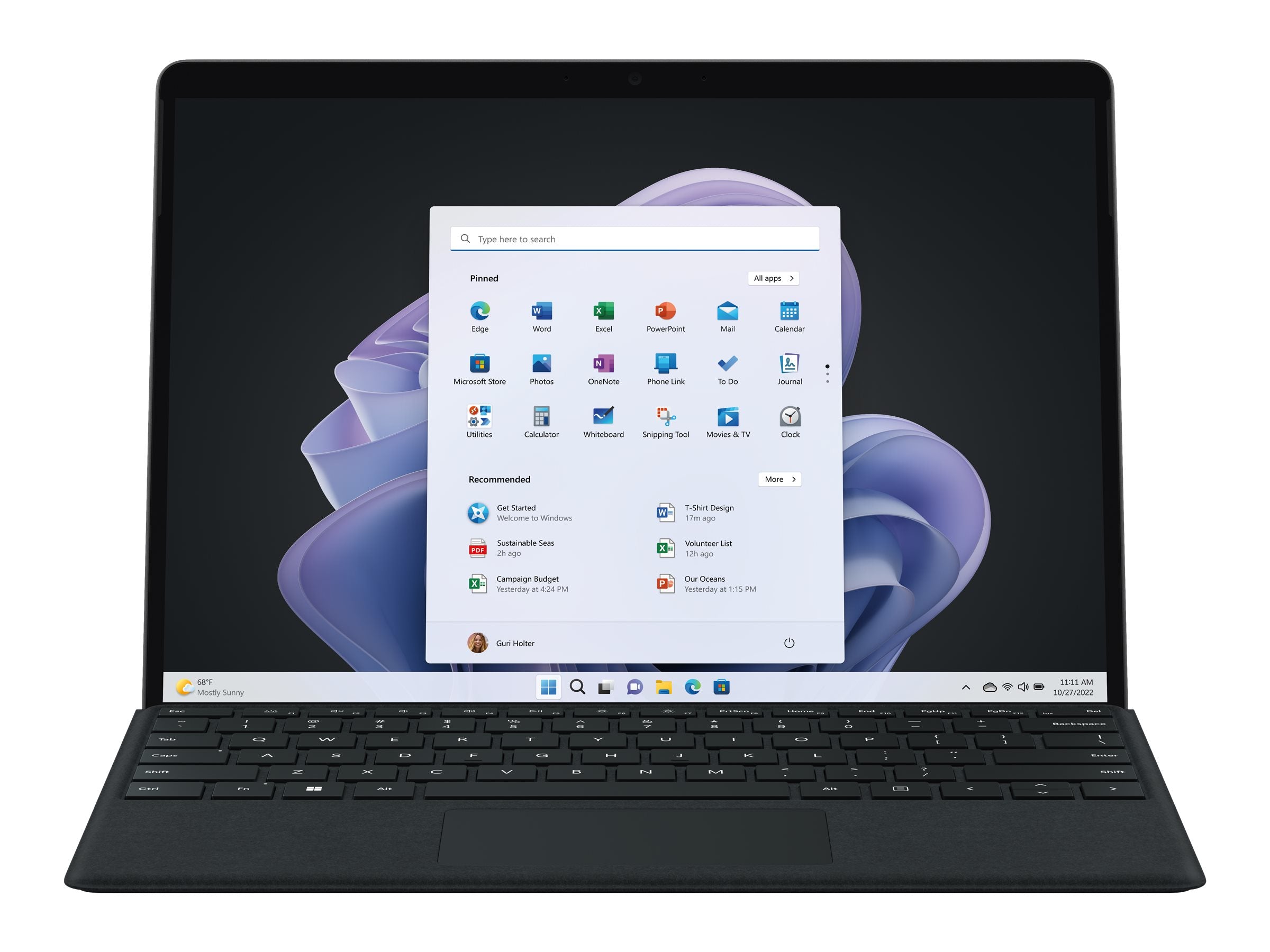 Verpackung des MICROSOFT Surface Pro 9