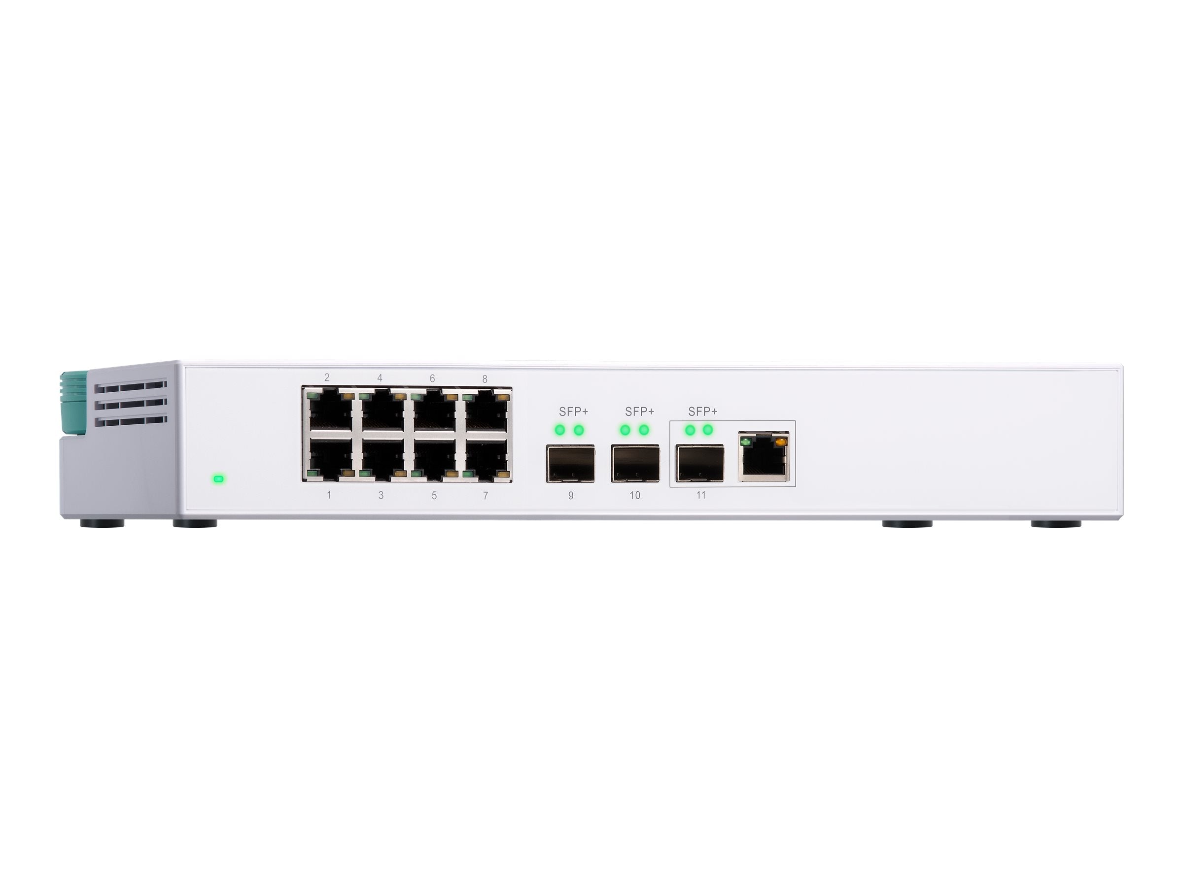 QNAP QSW-308-1C Unmanaged Switch Vorderansicht