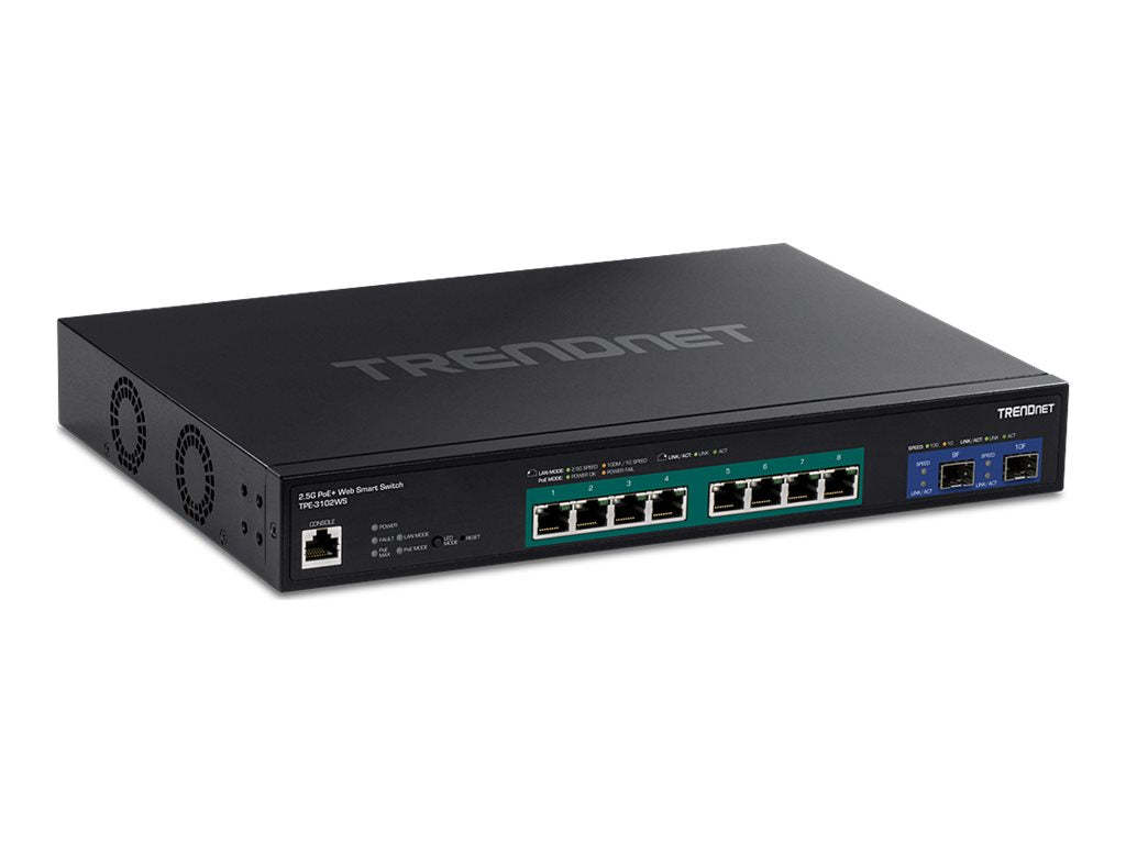 TRENDNET TPE-3102WS 10-Port 2.5G Switch Detailansicht