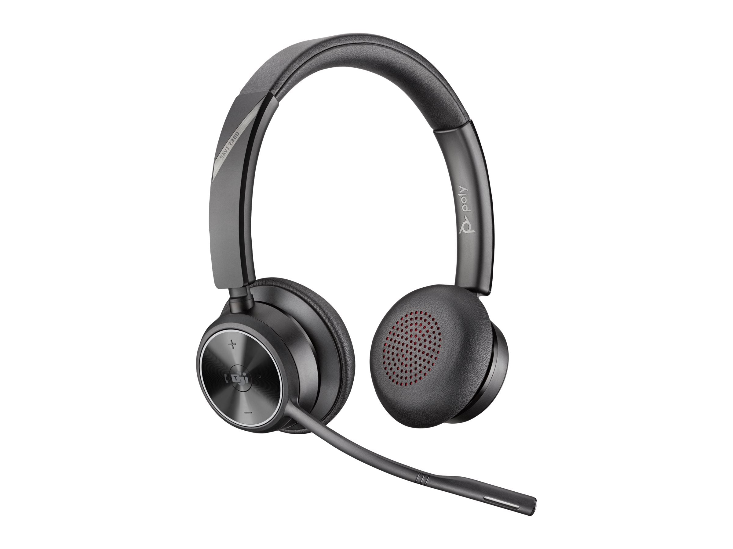 HP Poly Savi 7320-M Office Stereo DECT Headset Vorderansicht