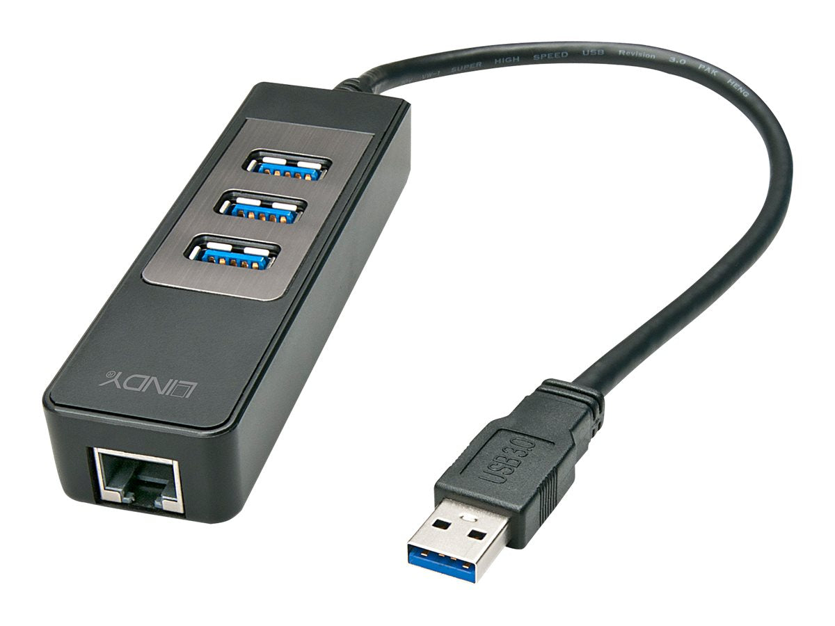 LINDY USB 3.1 Hub/Gigabit Ethernet Adapter Verpackung