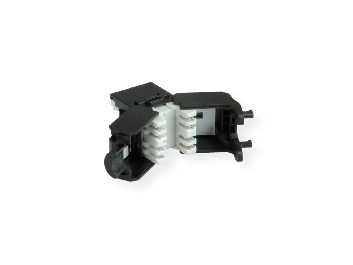 ROLINE Kat.6A Class EA Keystone RJ-45 ungeschirmt werkzeuglos schwarz Installation