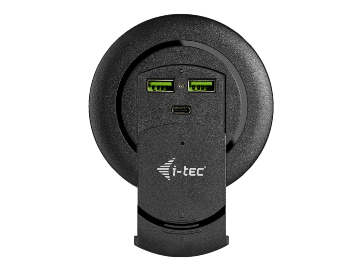 I-TEC Built-in Desktop Fast Charger Anschlussansicht