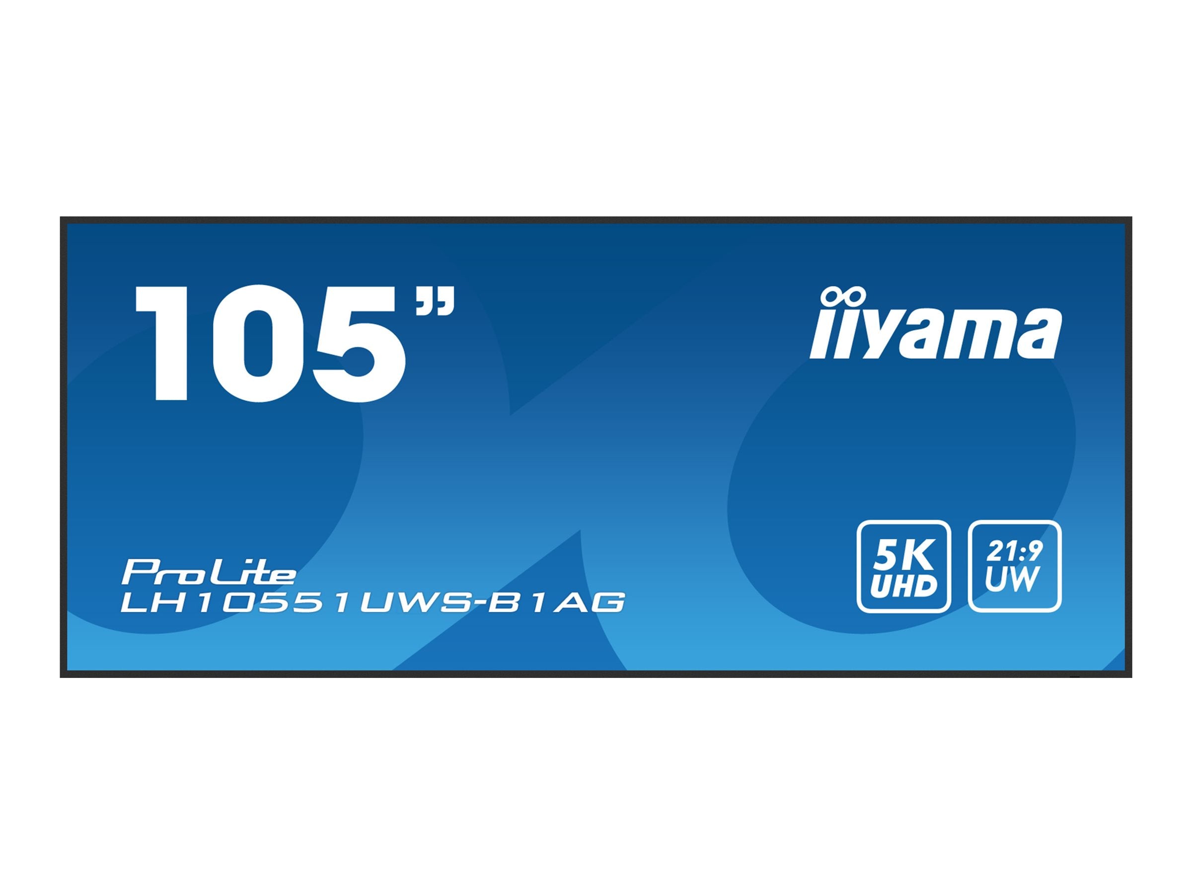 IIYAMA LH10551UWS-B1AG 105 Zoll LCD-Display Seitenansicht