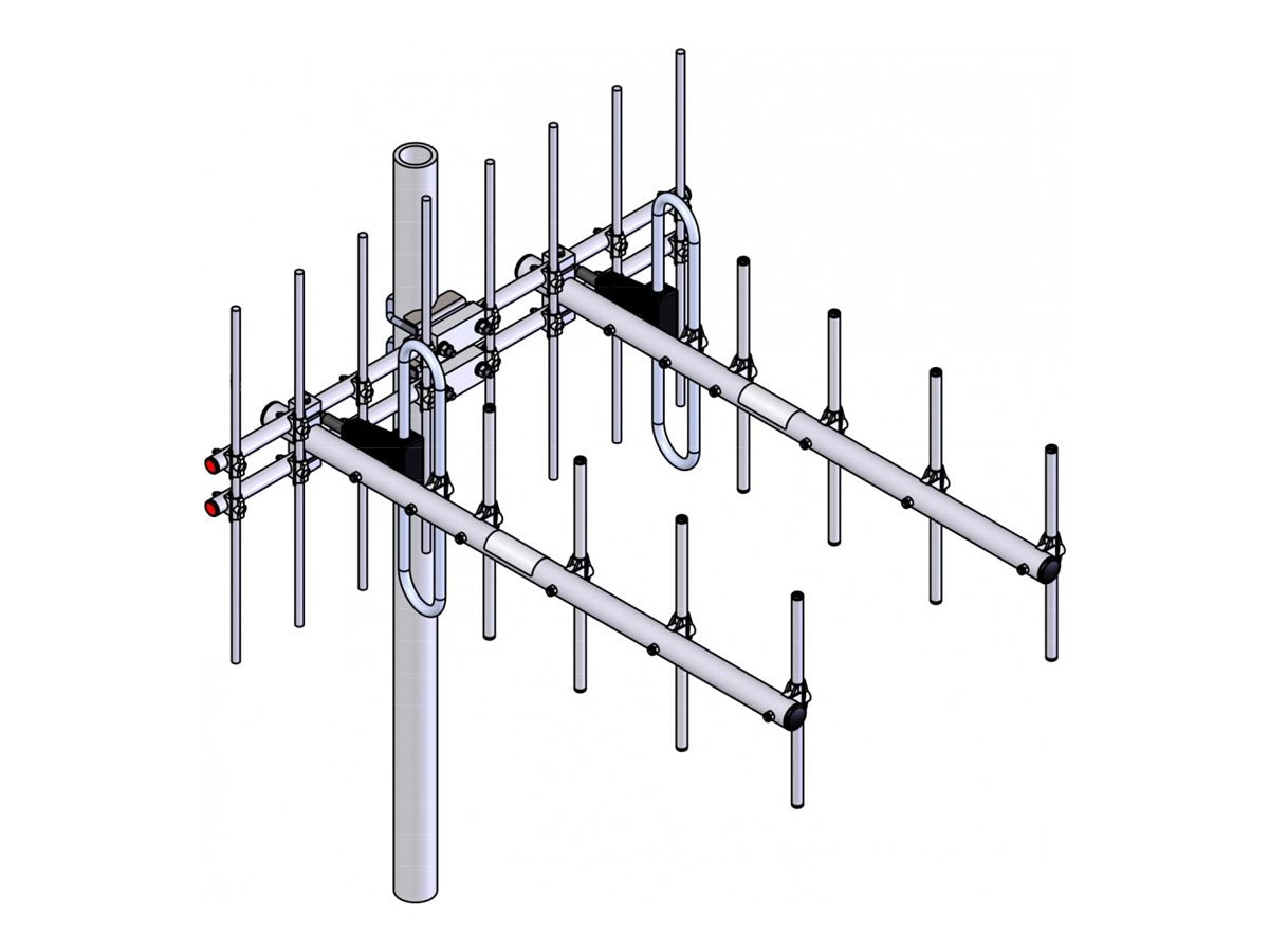 PROCOM 7042385-CM2 Doppel-Yagi-Antenne Vorderansicht