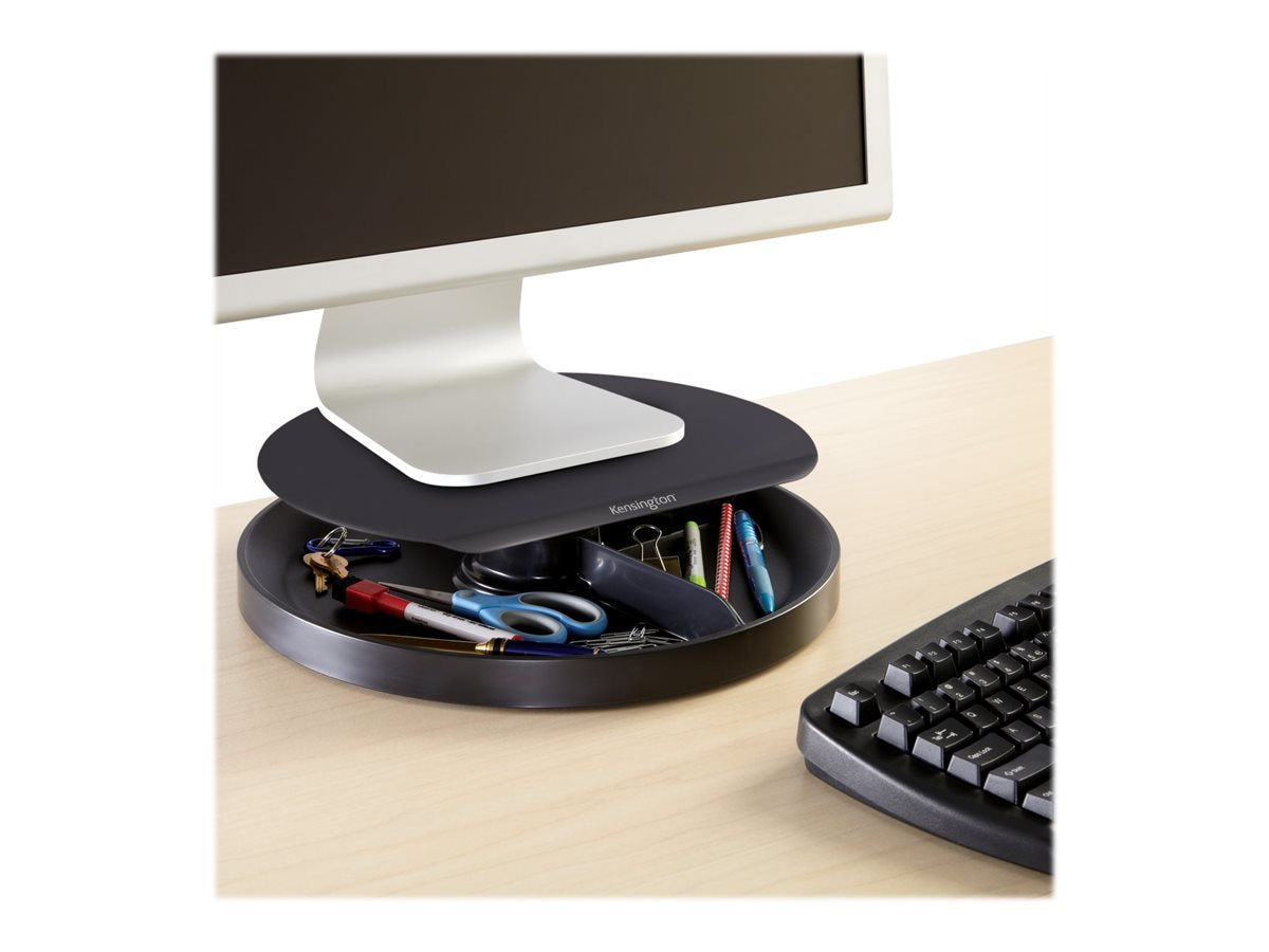 KENSINGTON Spin2 Monitor Stand Black Seitenansicht