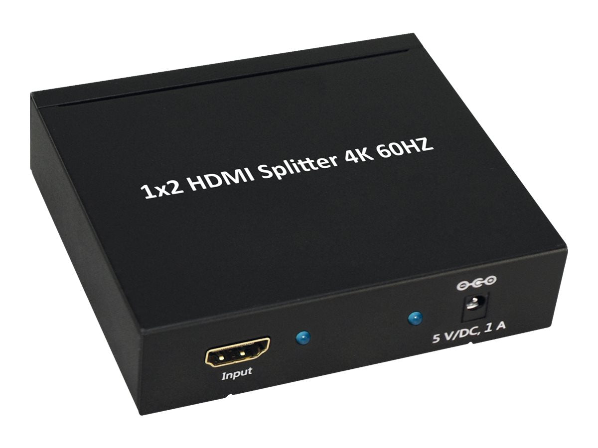 VALUE 4K HDMI Video-Splitter 2-fach Vorderansicht