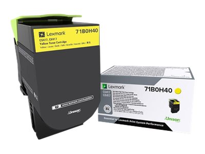 LEXMARK High Yield Gelb Toner Vorderansicht