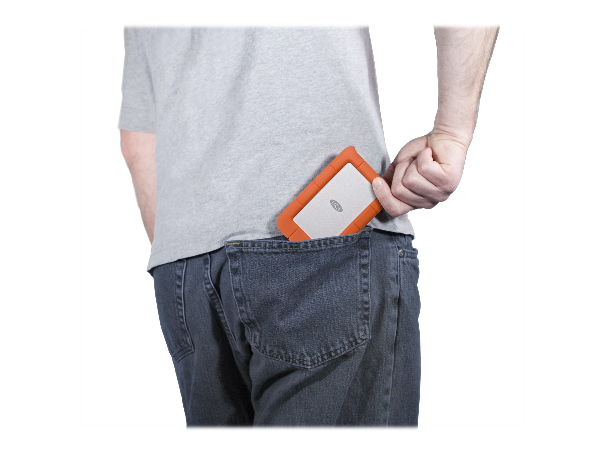 LACIE RUGGED MINI USB 3.0 2TB Seitenansicht