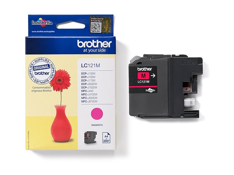 BROTHER LC121M Tinte magenta Detailansicht