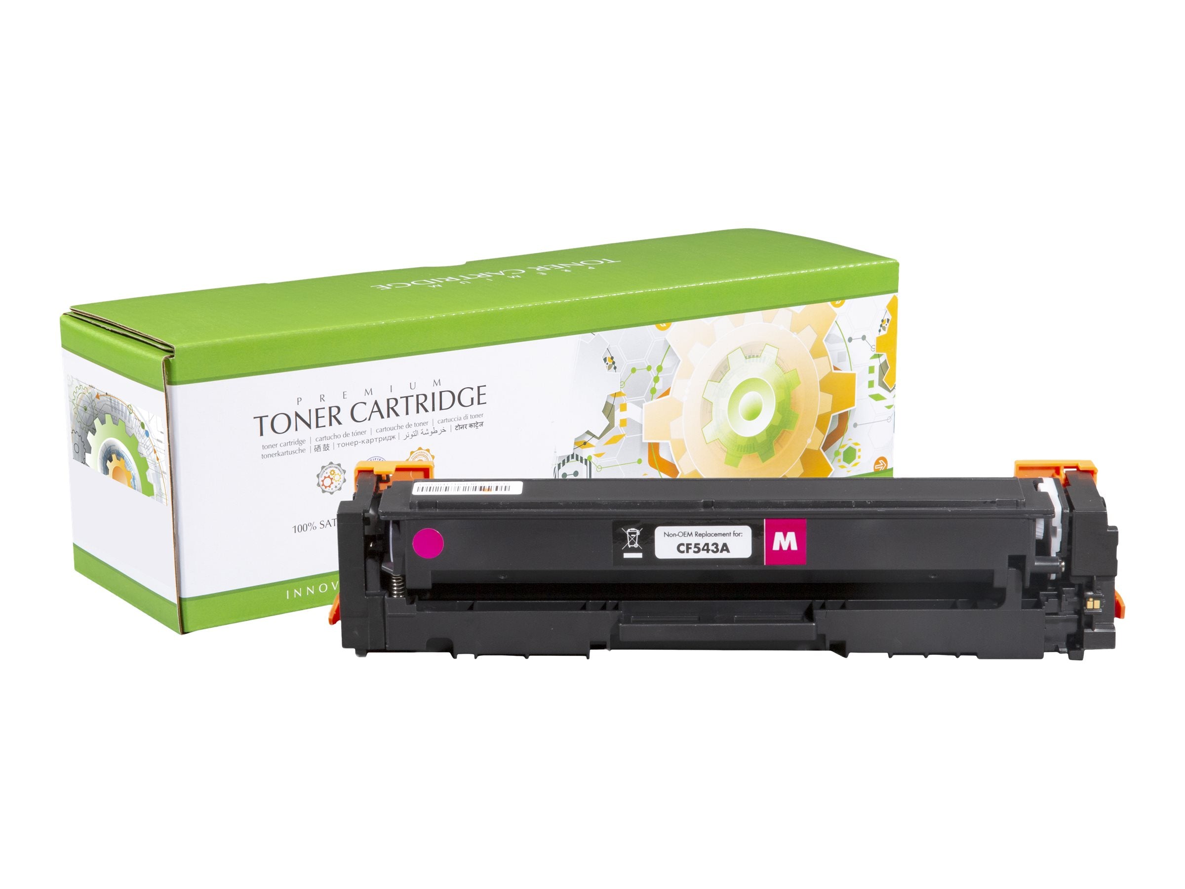 STATIC Tonerpatrone HP CF543A magenta - Vorderansicht