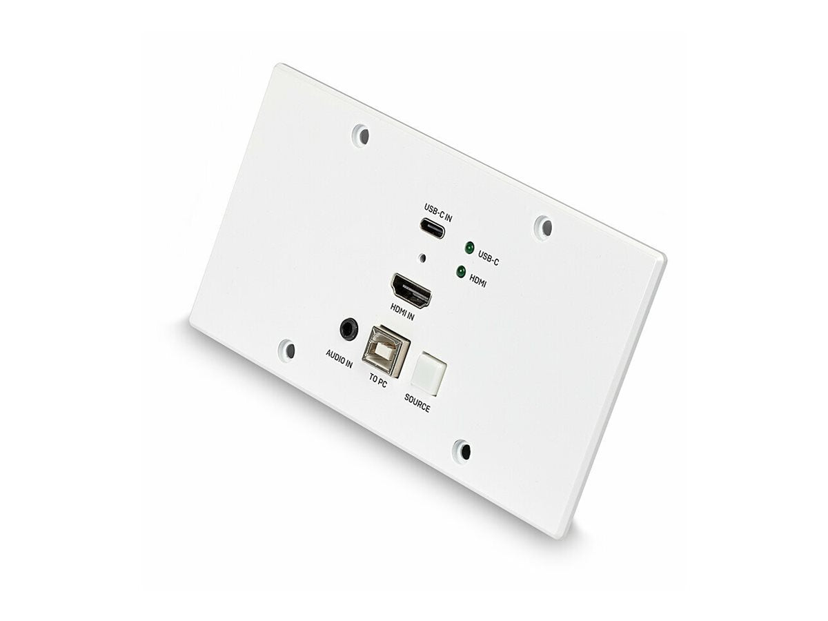 LINDY 150m HDMI & TypeC HDBT EU WallPlate KVM Extender - Verpackung
