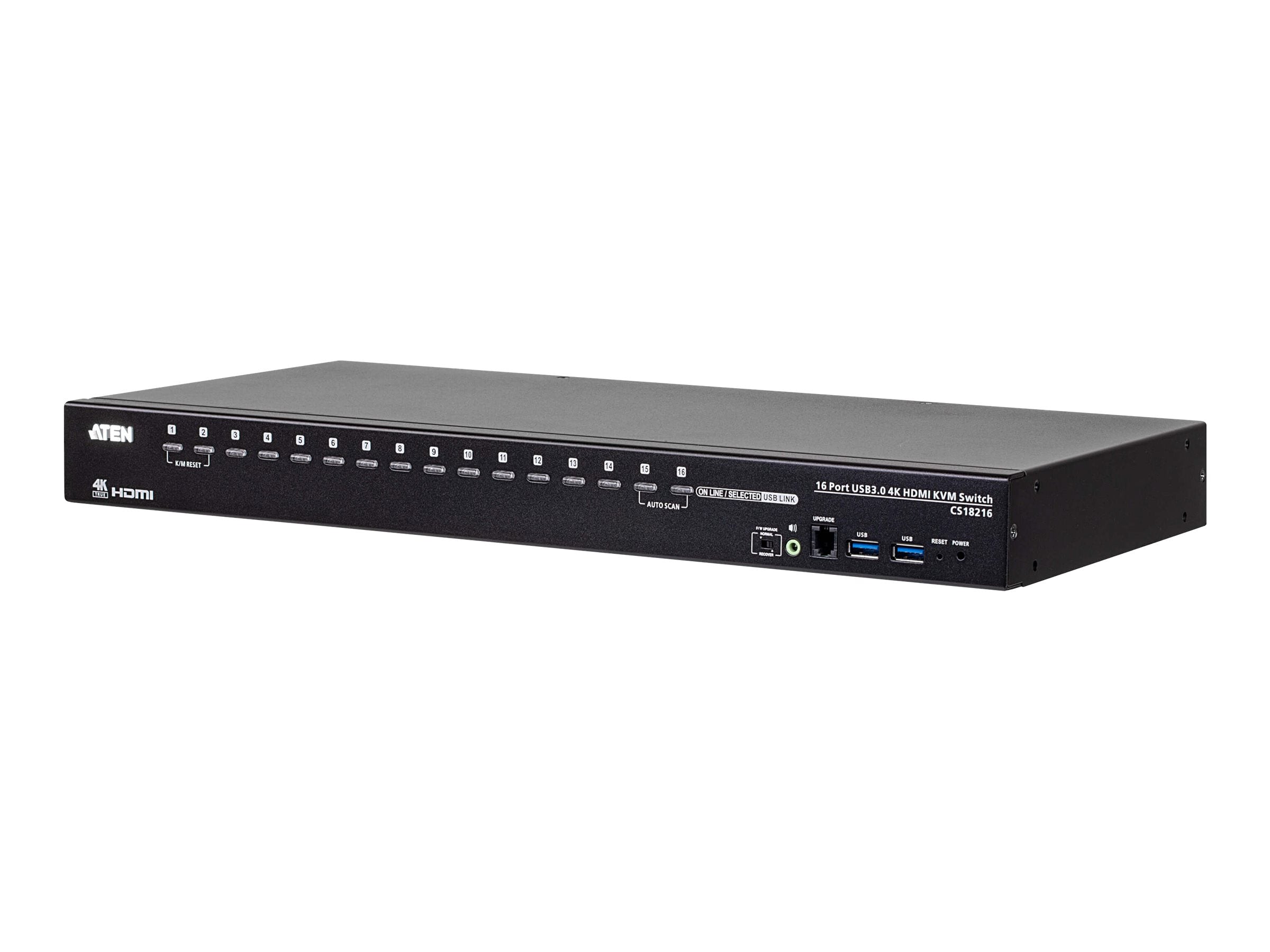 ATEN CS18216 16-Port USB 3.0 HDMI KVM Switch Vorderansicht
