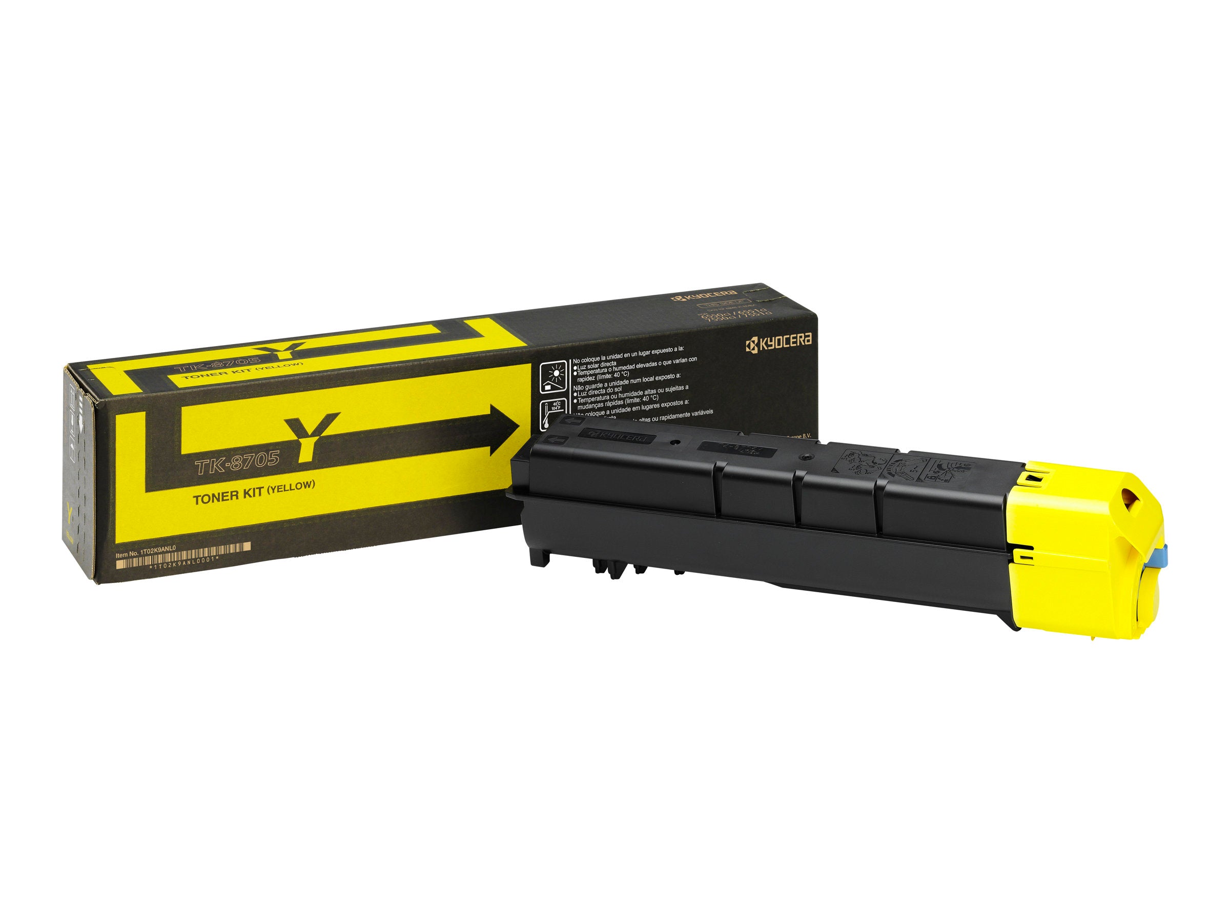 KYOCERA TK-8705Y Toner gelb Vorderansicht