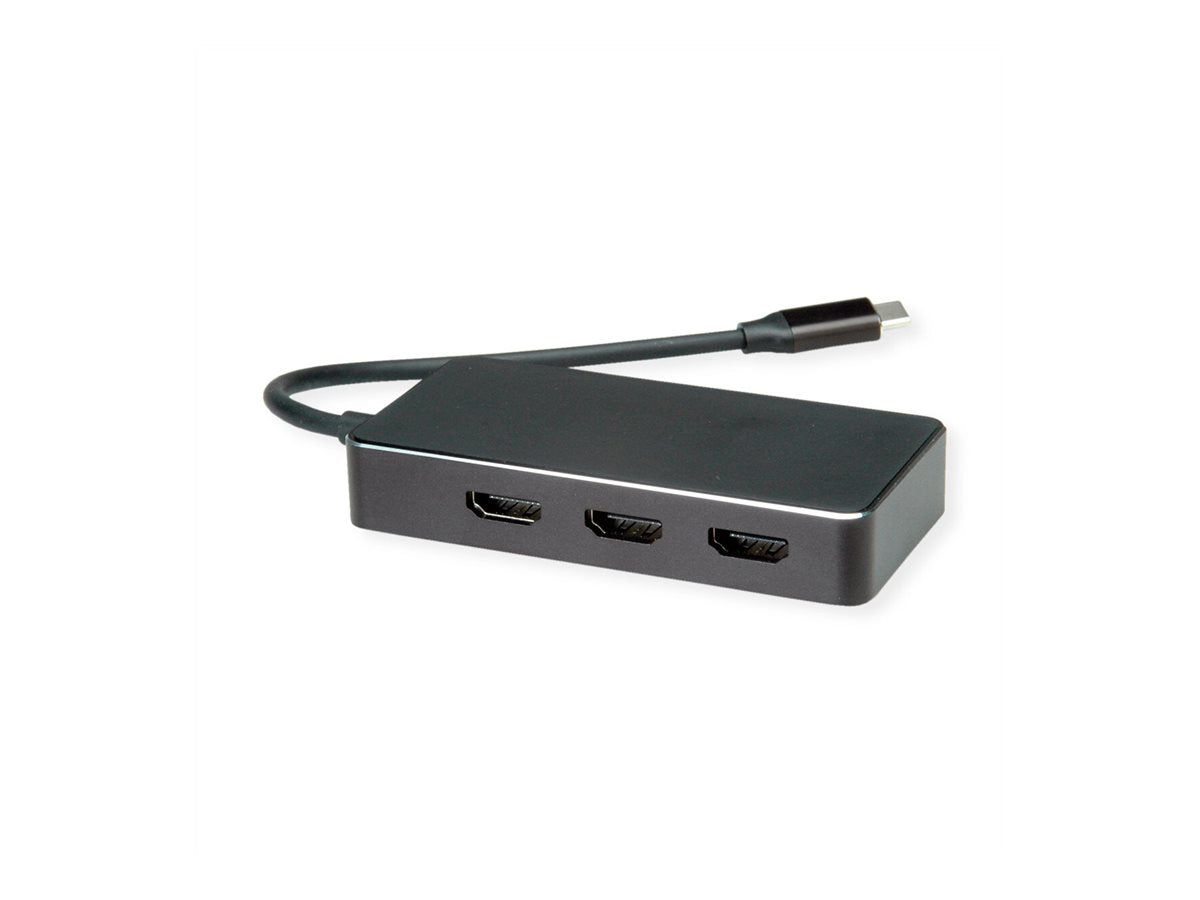 VALUE Multi-Display Adapter USB Typ C - 3x HDMI Multi-Stream 4K Detailansicht