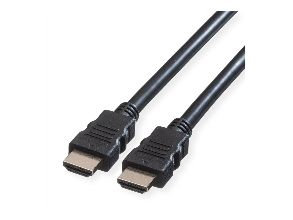 ROLINE GREEN Monitorkabel HDMI High Speed ST-ST schwarz 1m - Detailansicht