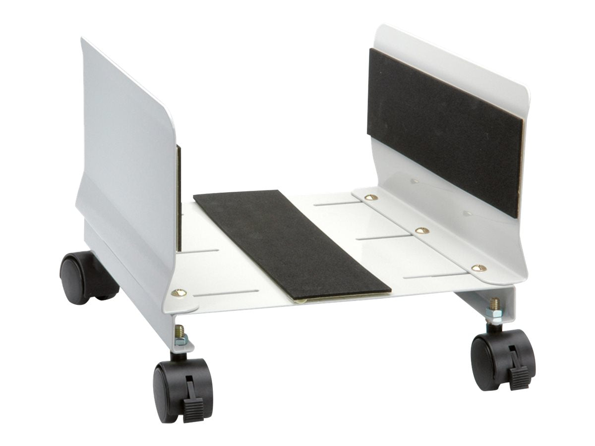 ROLINE PC-Ständer rollbar beige - Vorderansicht