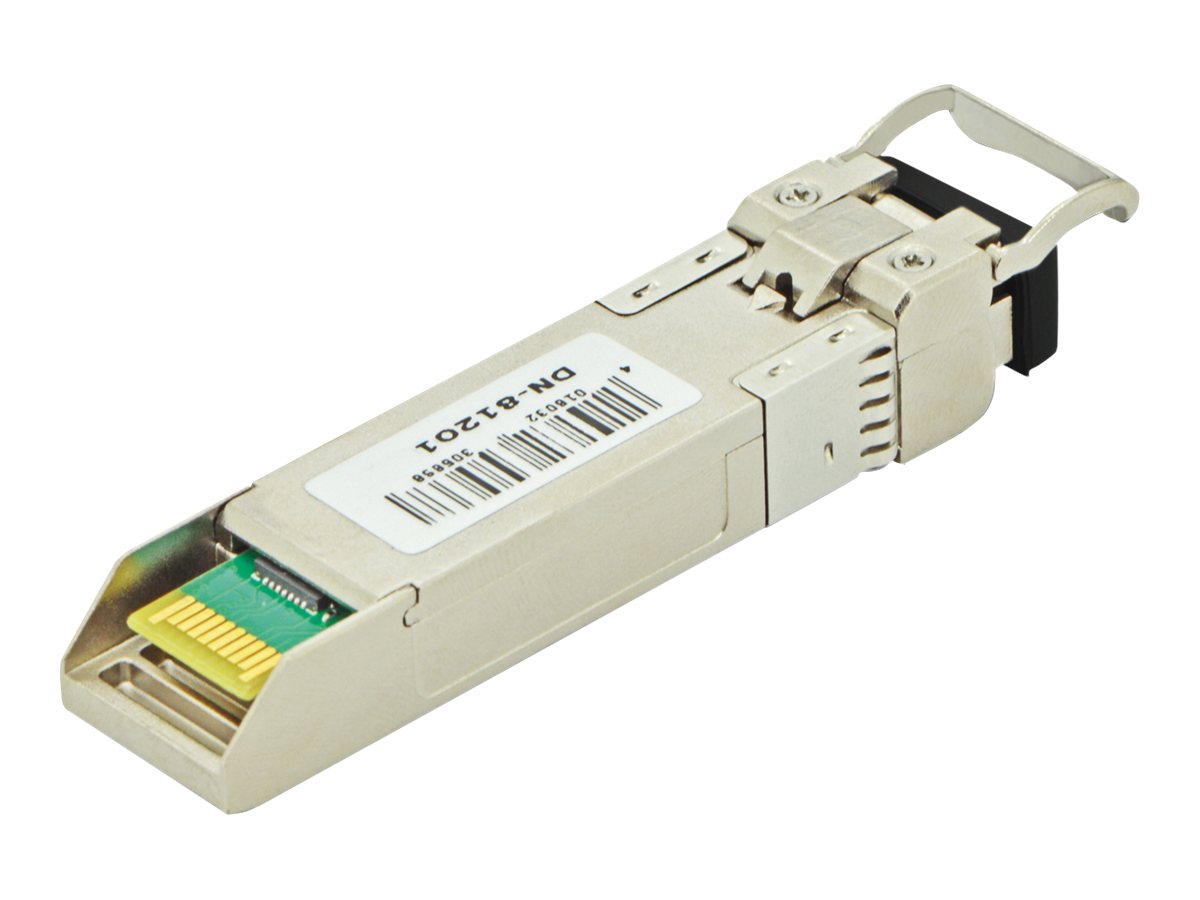 DIGITUS SFP+ 10G SM 1310nm 10Km mit DDM LC Stecker - Vorderansicht